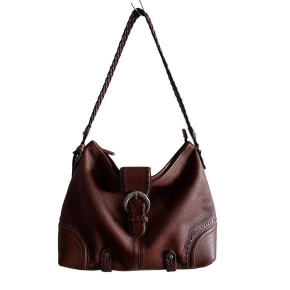 Brighton ~ Brown Leather Hobo Handbag ~ great preloved condition - Picture 4 of 16